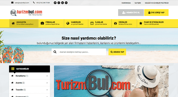 turizmbul.com Turizm Sektörü'nün Önemli Bir Açığını Kapatacak