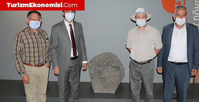 Erciyes’in isminin geçtiği 2 bin 800 yıllık kitabe Kayseri’ye getirildi