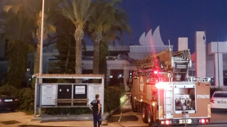 Manavgat’ta 5 yıldızlı otelde yangın