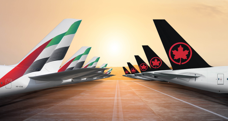 Emirates ve Air Canada Montreal Seferleri ile Ortak Uçuş Anlaşmasını Genişletiyor !