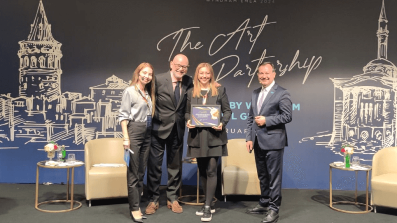 The prestigious award of the tourism sector was given to Ramada Plaza By Wyndham Istanbul Tekstilkent