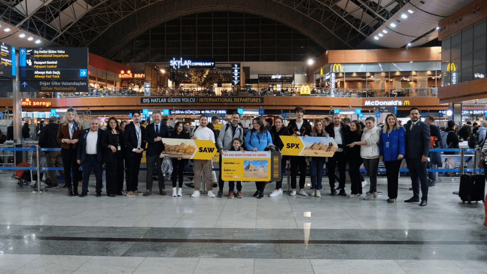 İstanbul Sabiha Gökçen, Kahire Sphinx uçuşları başladı