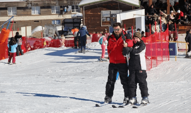 They flocked to Uludağ during the semester break